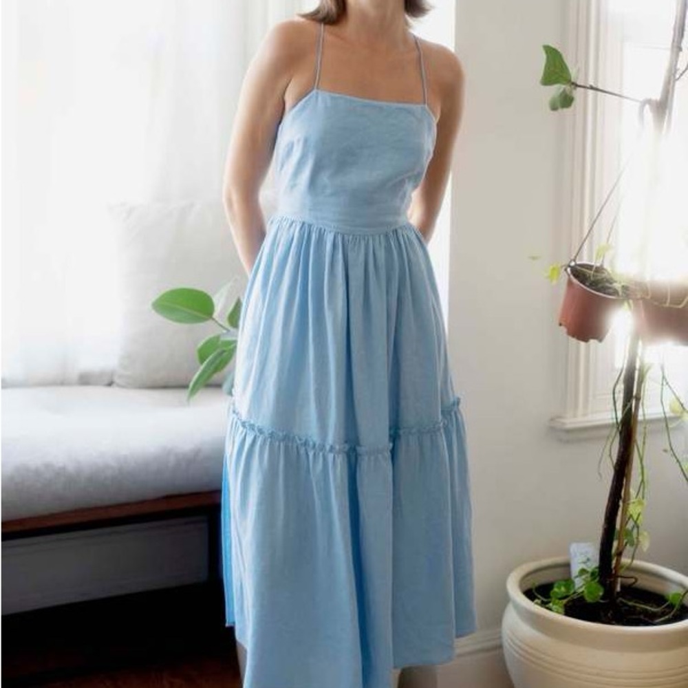 Ohsevendays Holly Dress Sky Blue